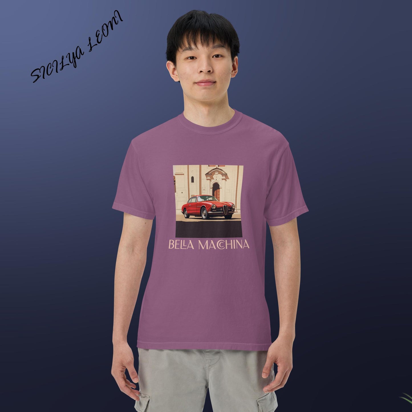 SL: Macchina Men’s garment-dyed heavyweight t-shirt