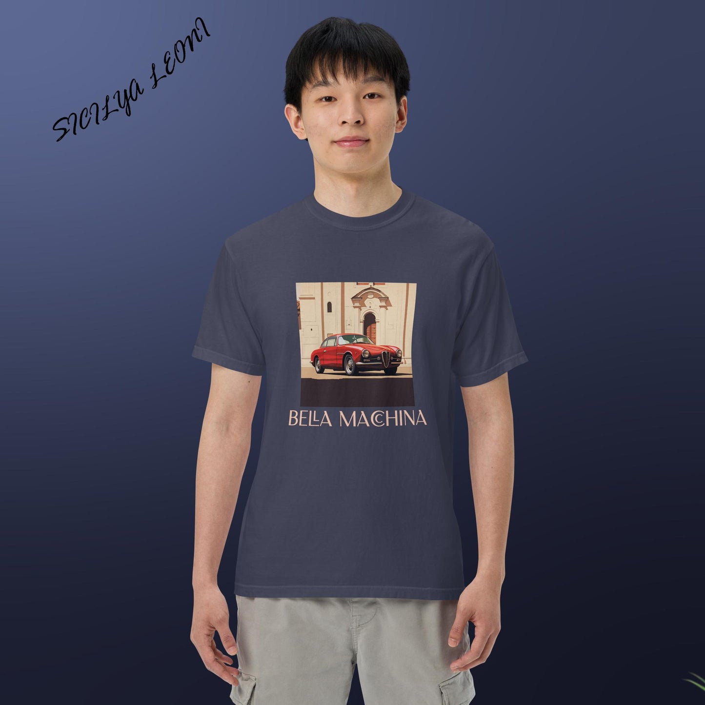 SL: Macchina Men’s garment-dyed heavyweight t-shirt