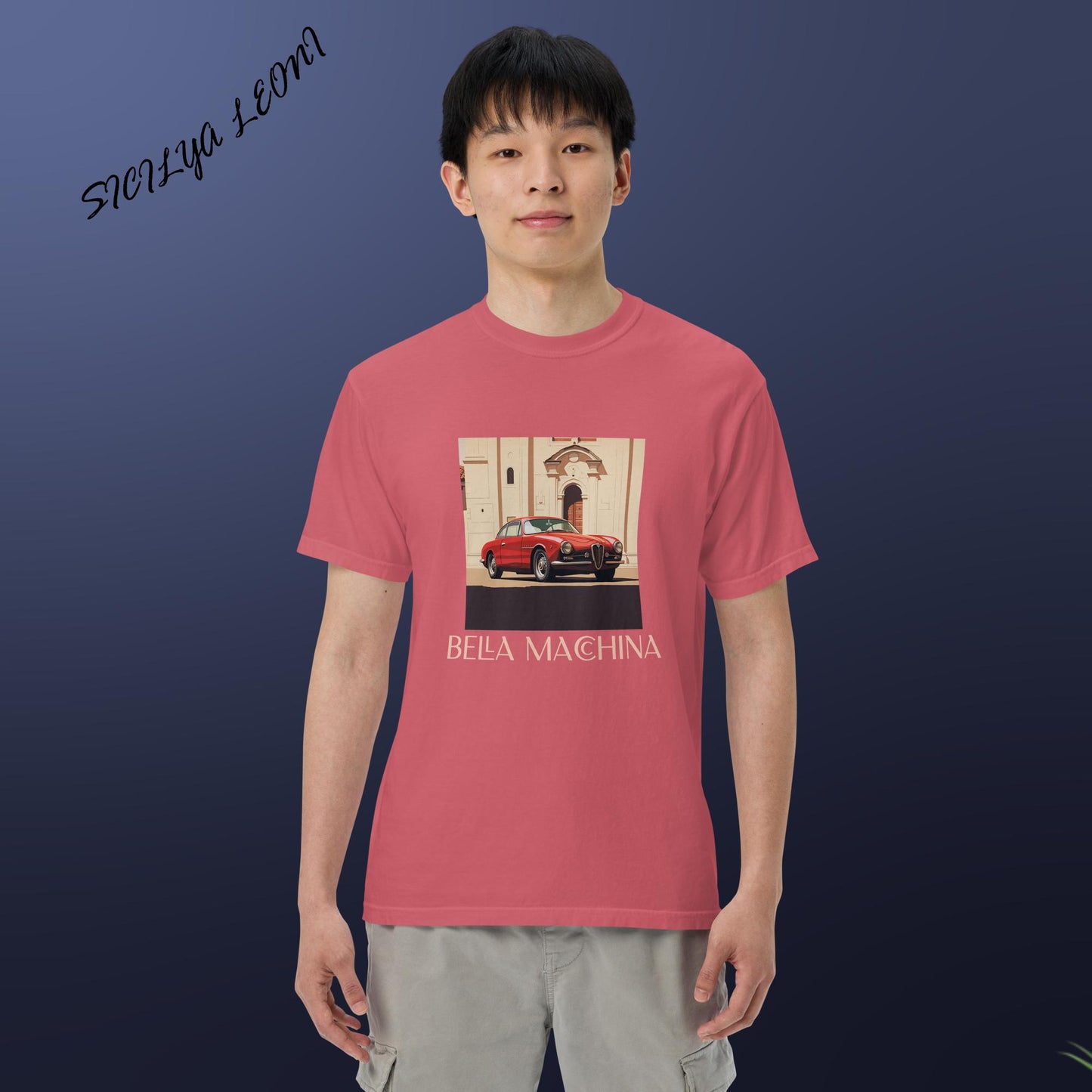 SL: Macchina Men’s garment-dyed heavyweight t-shirt