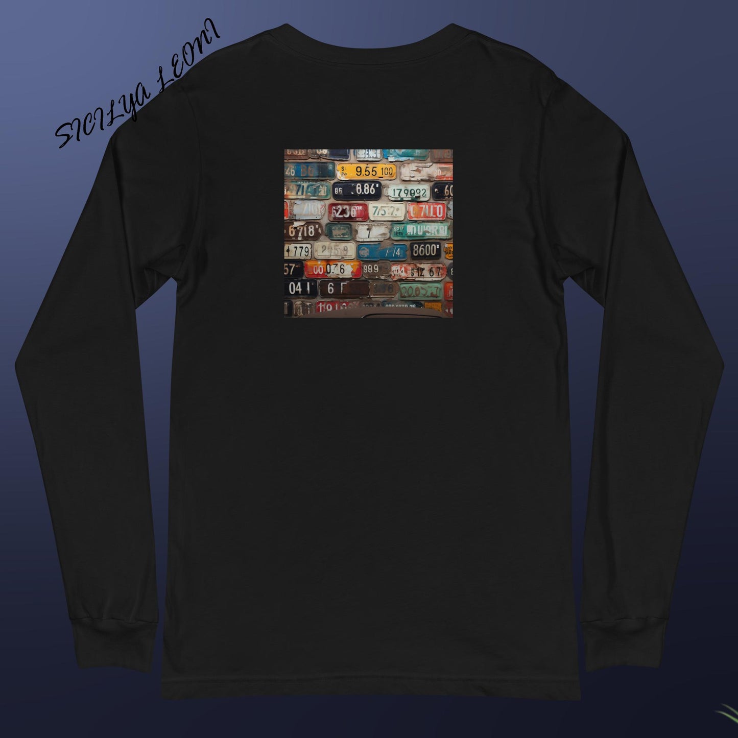 SL: License Plates Unisex Long Sleeve Tee