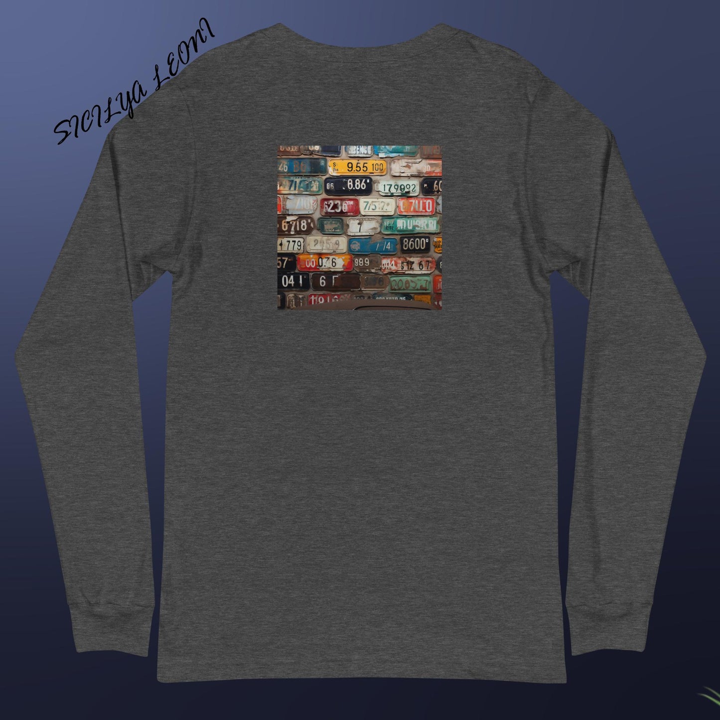 SL: License Plates Unisex Long Sleeve Tee