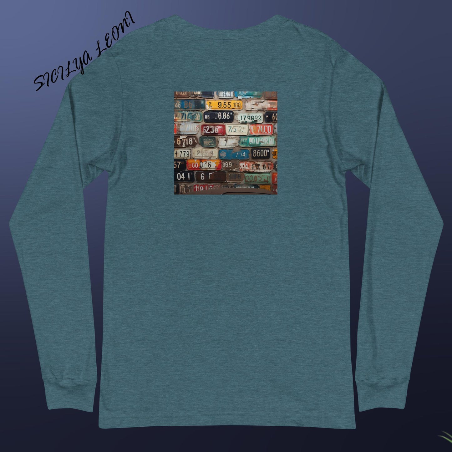 SL: License Plates Unisex Long Sleeve Tee