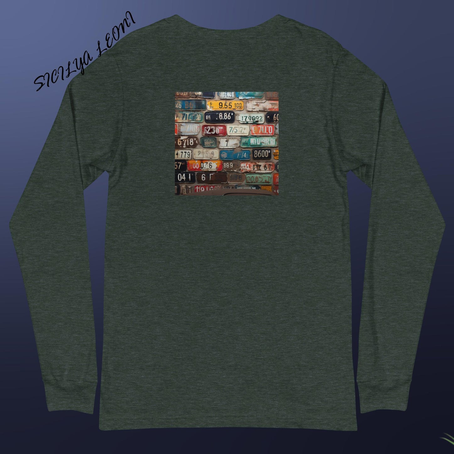 SL: License Plates Unisex Long Sleeve Tee