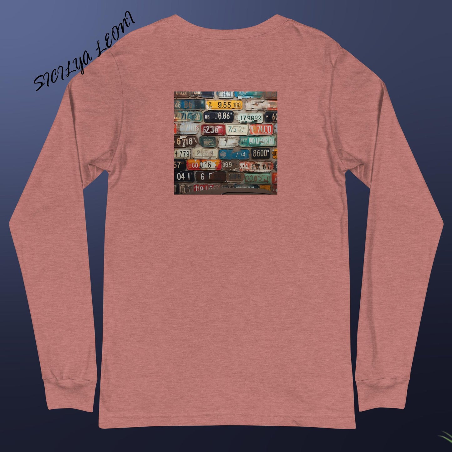 SL: License Plates Unisex Long Sleeve Tee