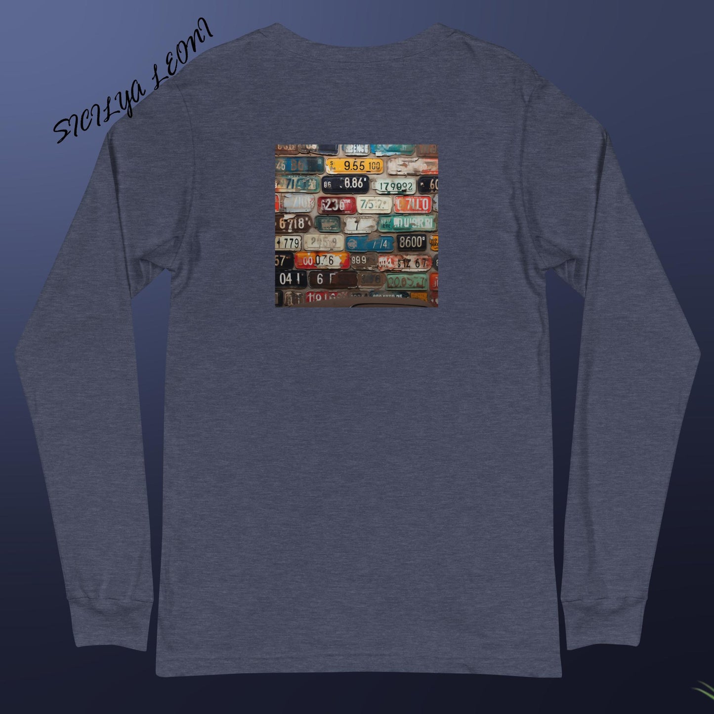 SL: License Plates Unisex Long Sleeve Tee