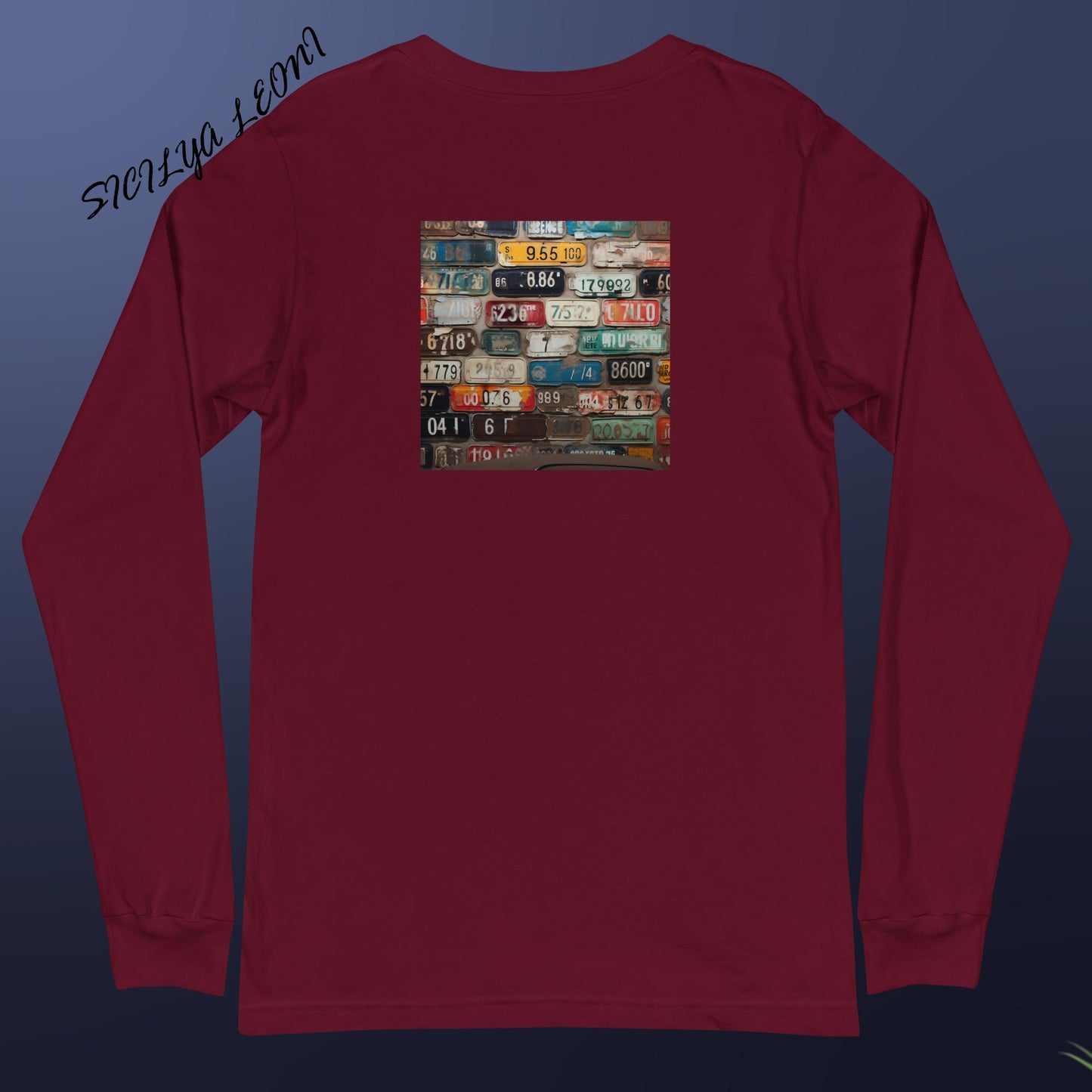 SL: License Plates Unisex Long Sleeve Tee