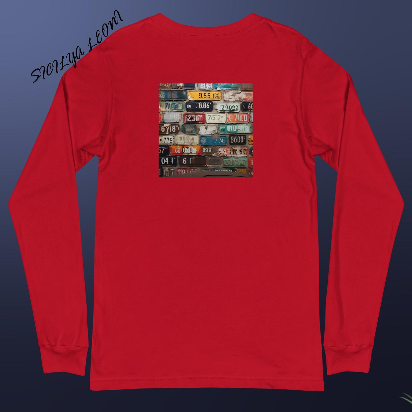 SL: License Plates Unisex Long Sleeve Tee