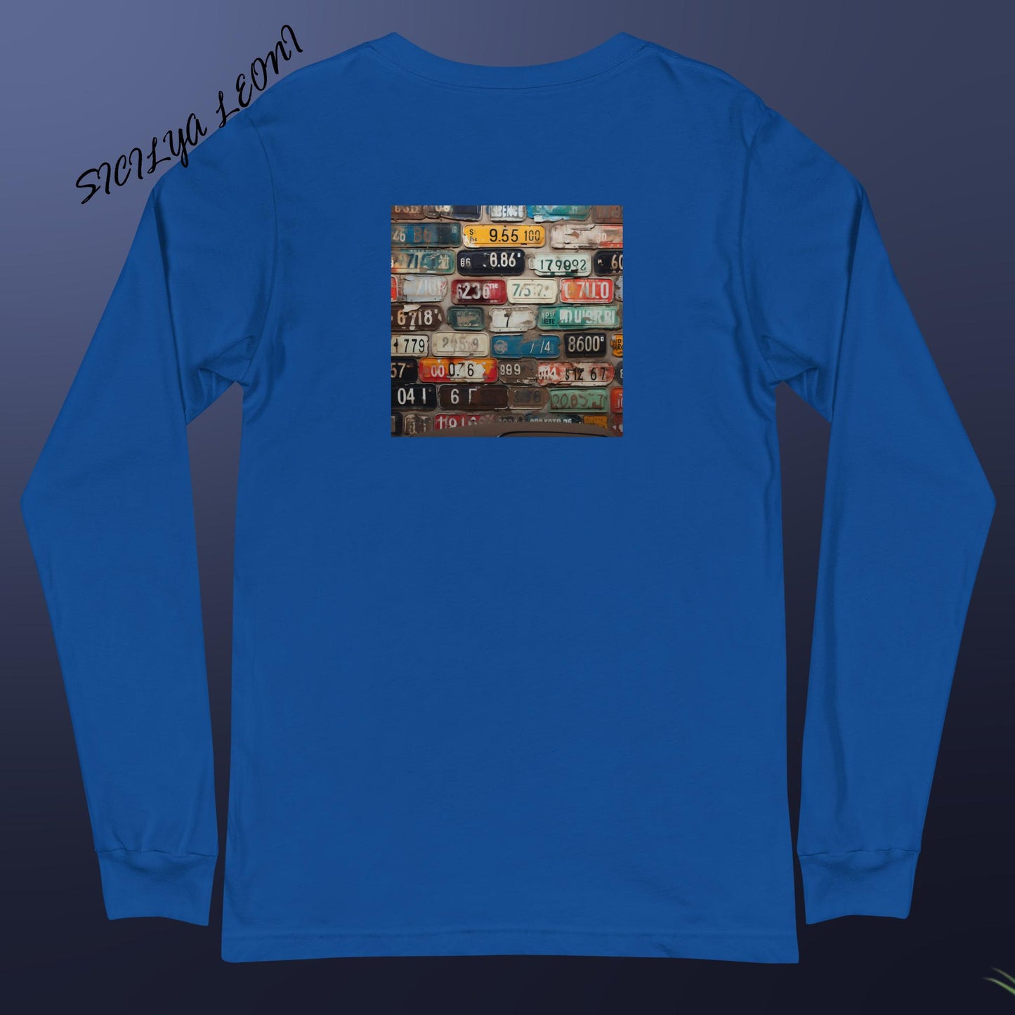 SL: License Plates Unisex Long Sleeve Tee