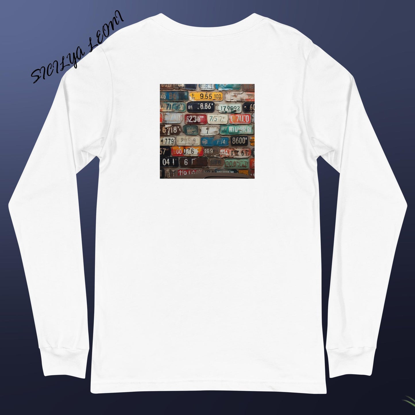 SL: License Plates Unisex Long Sleeve Tee